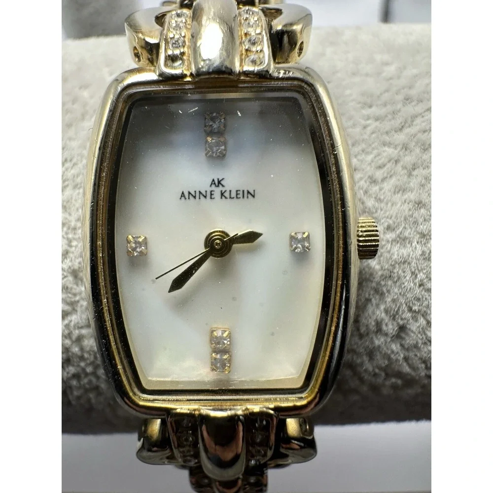 Anne Klein 10/8812 Ladies MOP Watch New Battery 18MM 7.75